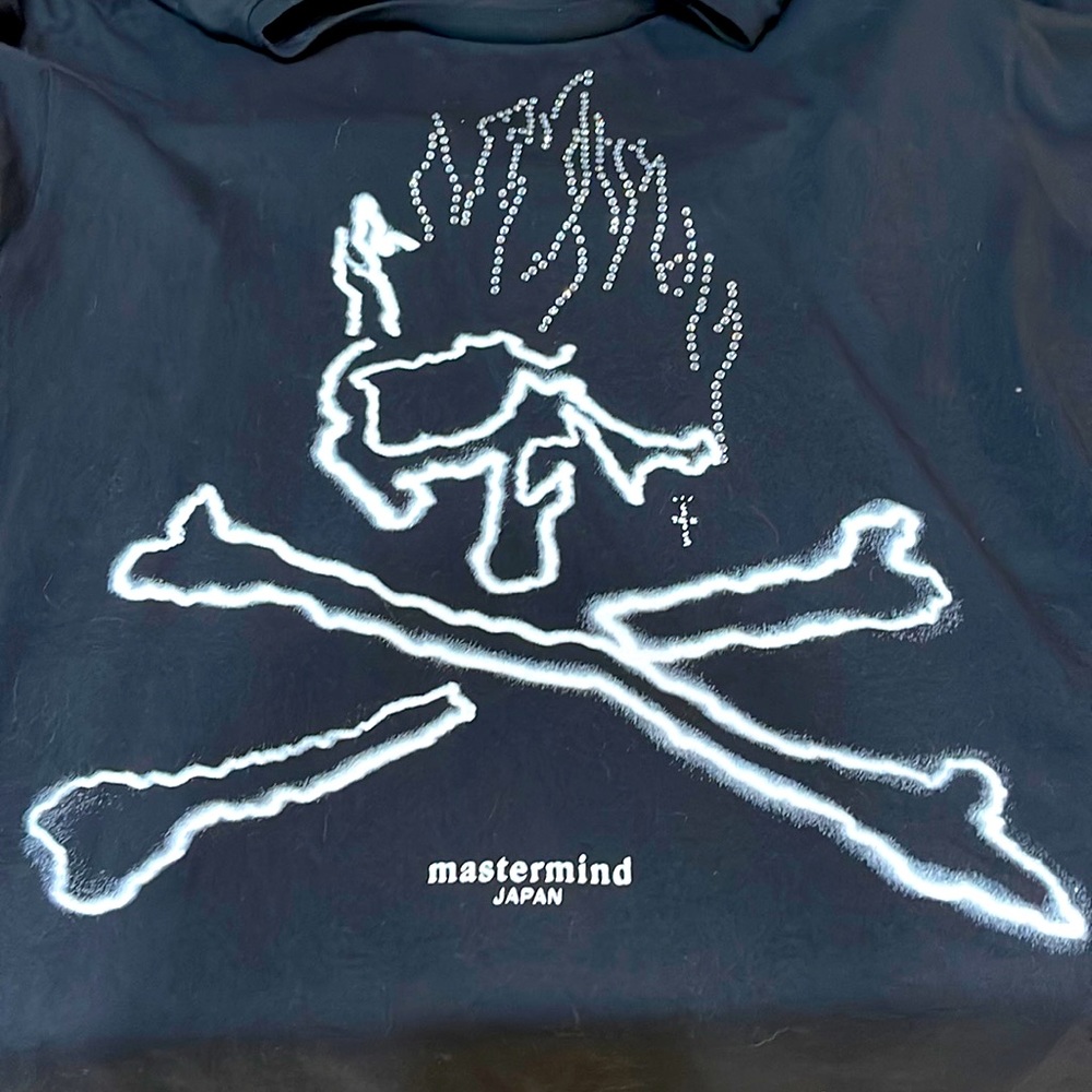 MASTERMIND X CACTUS JACK TRAVIS SCOTT SKULL & CROSS BONES T SHIRT